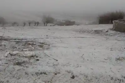 A días de la primavera, la postal invernal volvió a los Valles: Tafí amaneció bajo la nieve