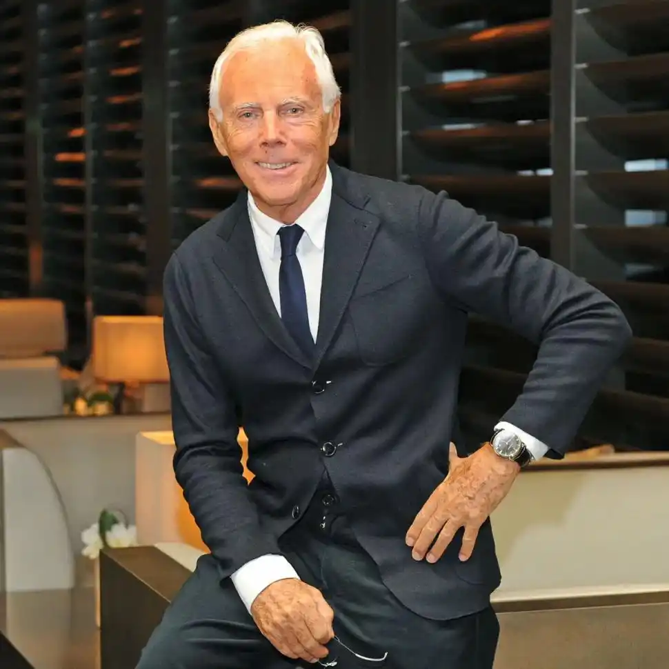 MARCA DISTINGUIDA. Giorgio Armani redefinió el diseño y la moda.