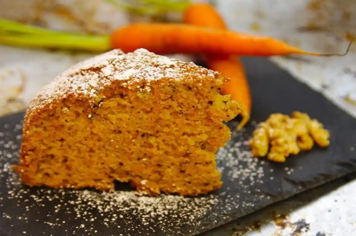 Un postre de zanahoria delicioso para la merienda.