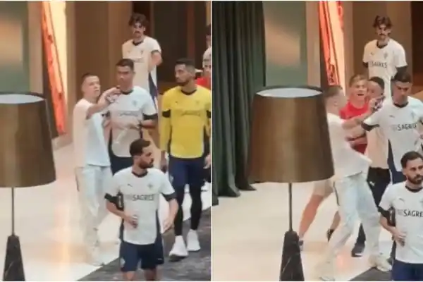 Polémica con Cristiano Ronaldo: su reacción con un hincha de Portugal generó indignación en redes