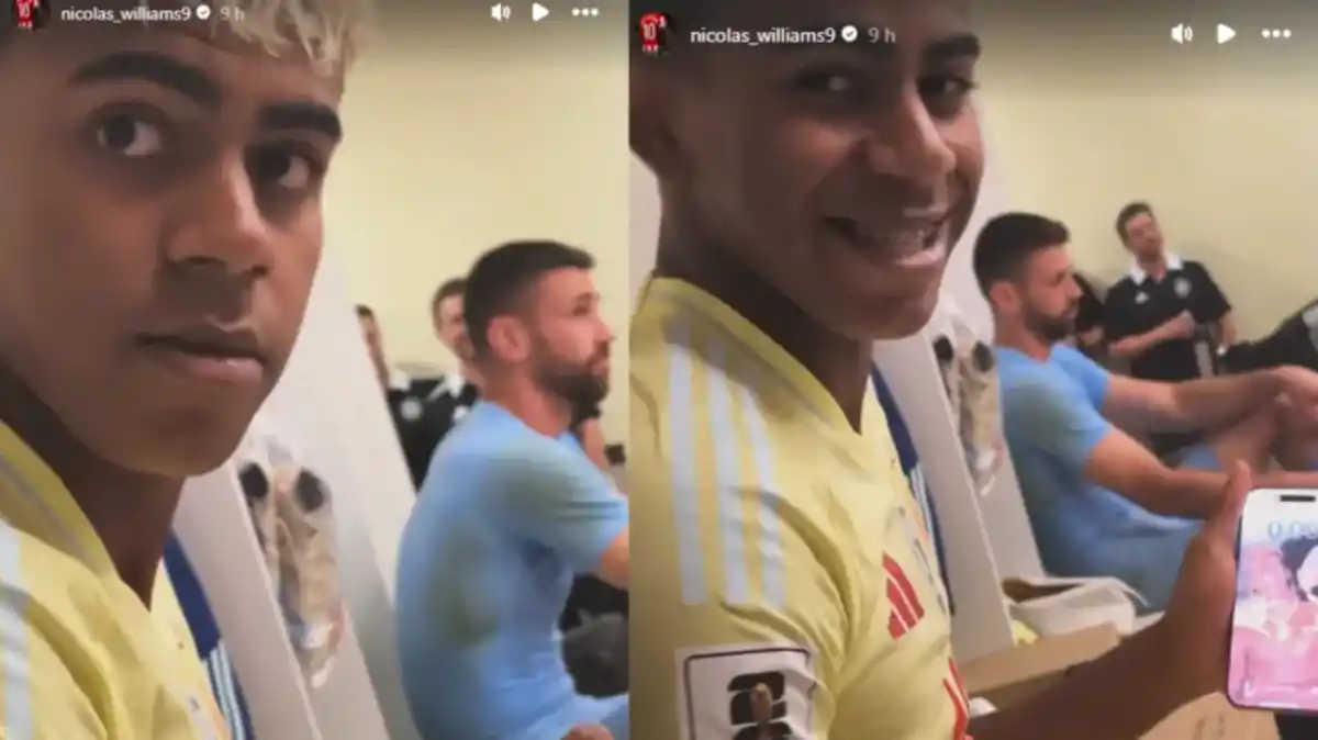 Nico Williams vacila a Lamine Yamal y revela cómo sigue su relación con Nicki Nicole: Está in love