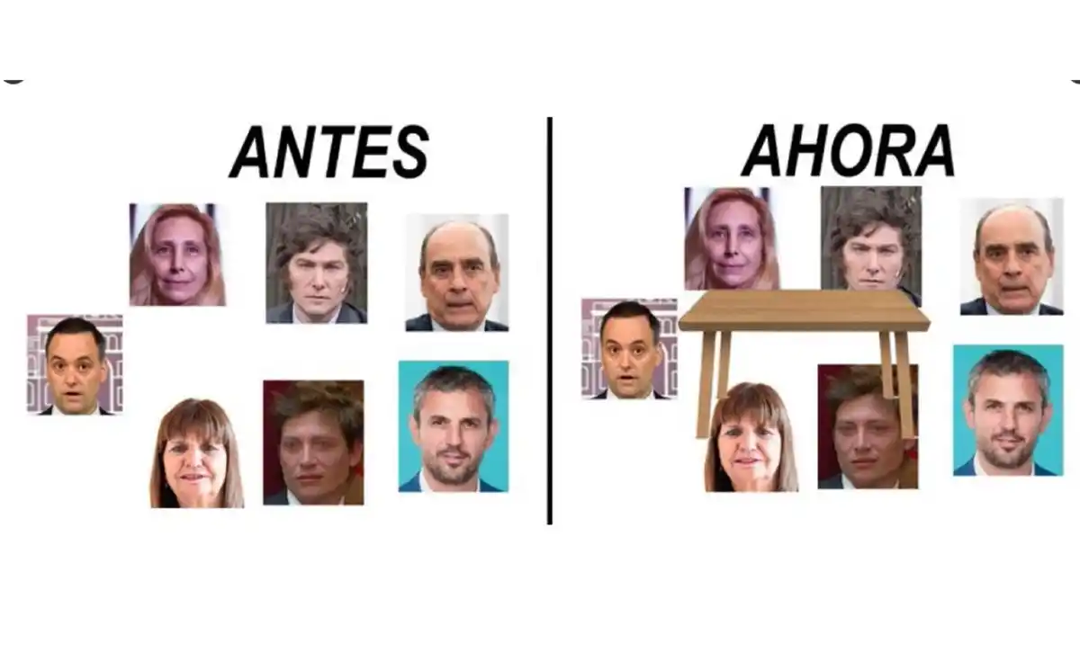 Ricardo López Murphy sintetizó con un meme lo que opina sobre la mesa política nacional que anunció el Gobierno