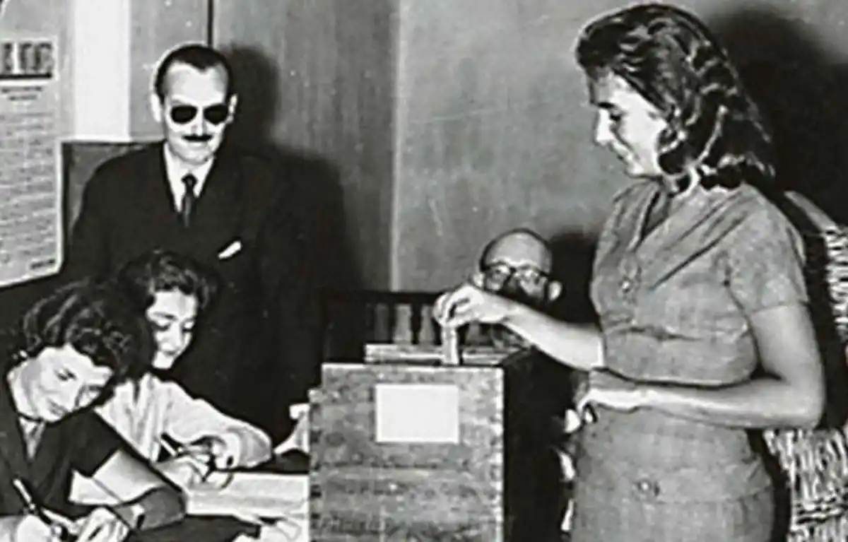 El 9 de septiembre se sancionó la Ley de Sufragio Femenino en 1947.