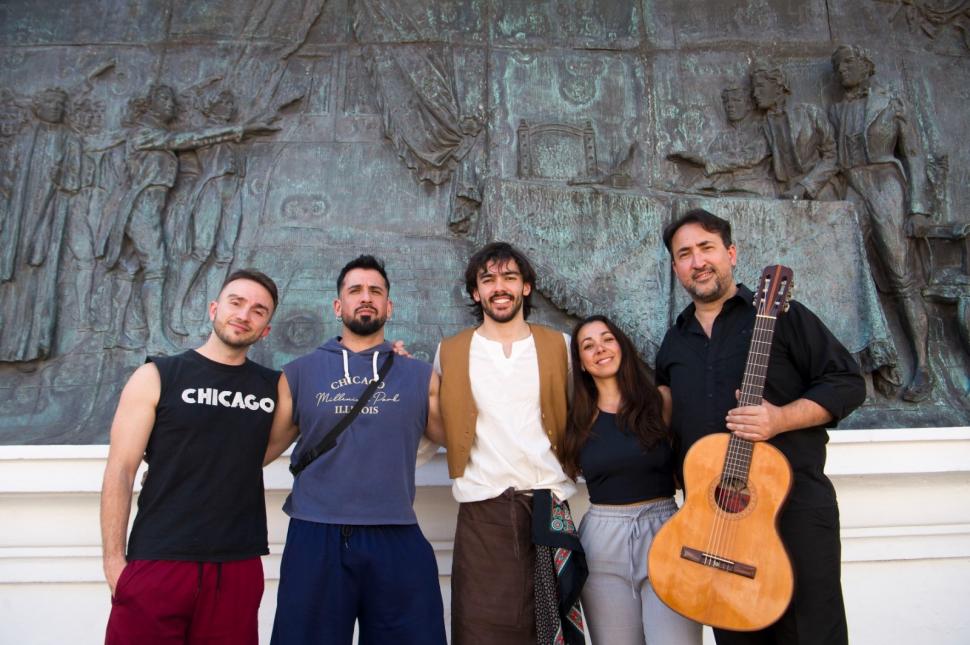 EQUIPO. Alonso Quirico, Juri, Varela, Muñoz Molina y Papi Domínguez.