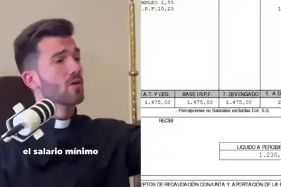 Un joven cura revela su sueldo en España: “menos que el salario mínimo”