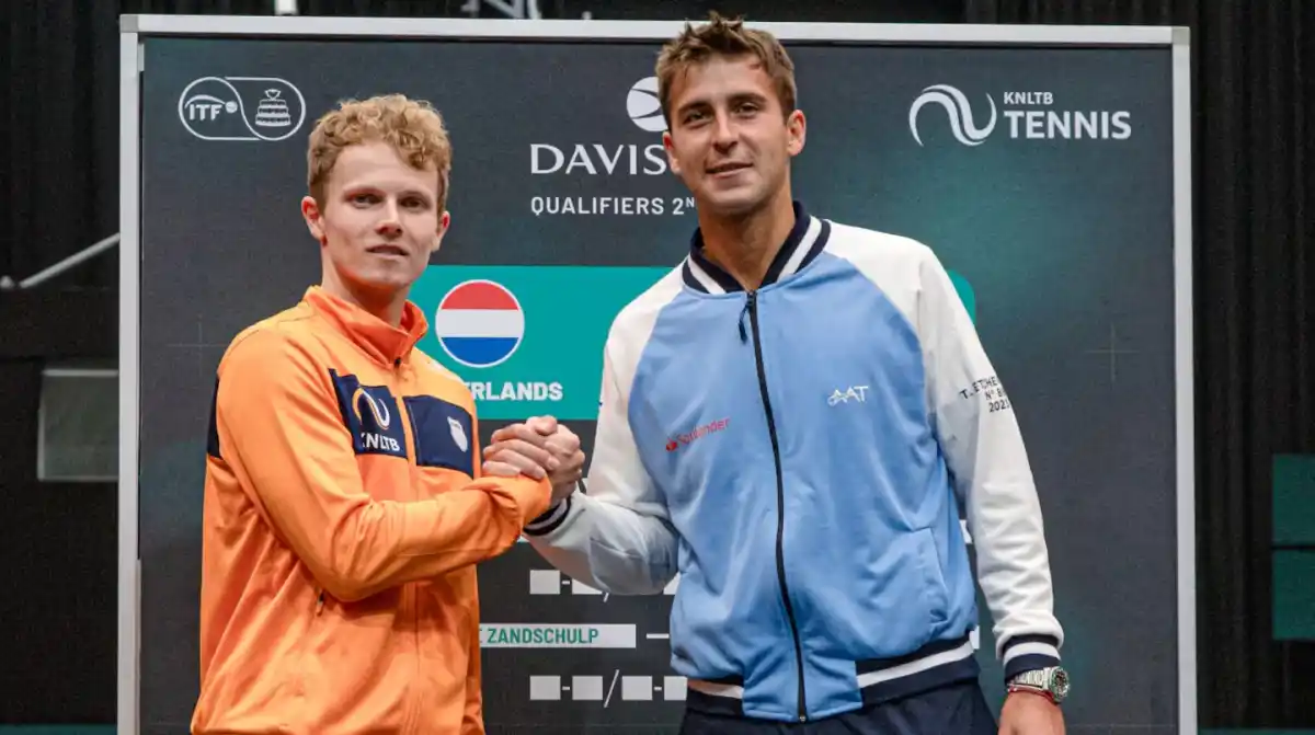 Copa Davis: Etcheverry abrirá la serie frente a De Jong, en Países Bajos