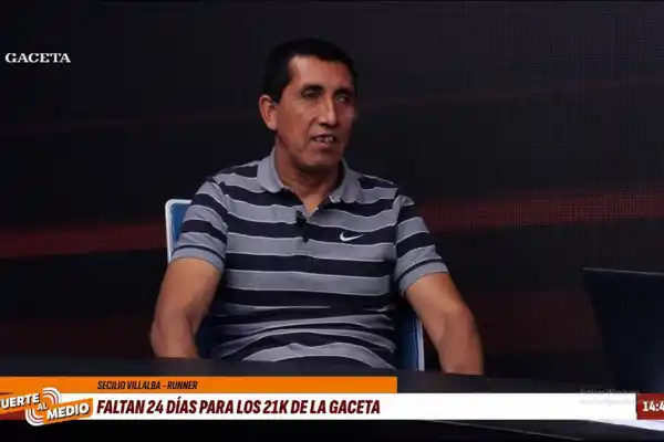 “La belleza es el deporte”: la historia de Secilio Villalba rumbo a los 21K de LA GACETA