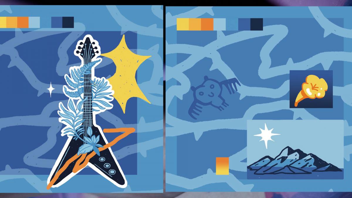 Una muralista le imprimió identidad regional al Norte Rock