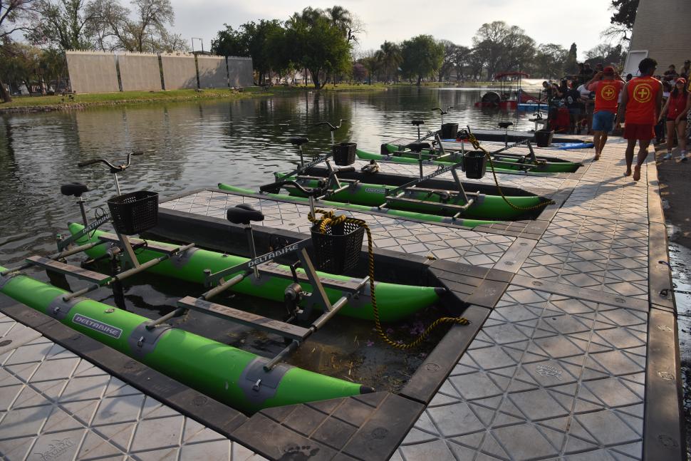 EN ESPERA. Las “bicilagos” estarán disponibles en los próximos días.