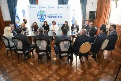 En Casa de Gobierno, Jaldo recibió a la Asociación de Magistrados en su día