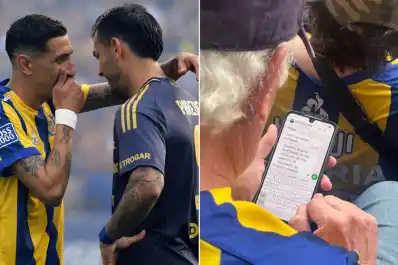 Espió el celular de un hincha de Central en el partido contra Boca y un mensaje inesperado lo descolocó