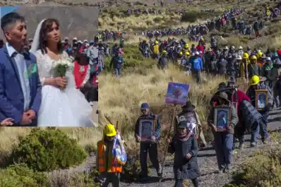 Milagro salteño: peregrinos de la Puna se casaron en plena caminata hacia Salta