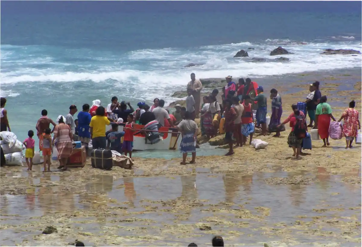 Los habitantes de Tuvalu deben marcharse ante el cambio climático.