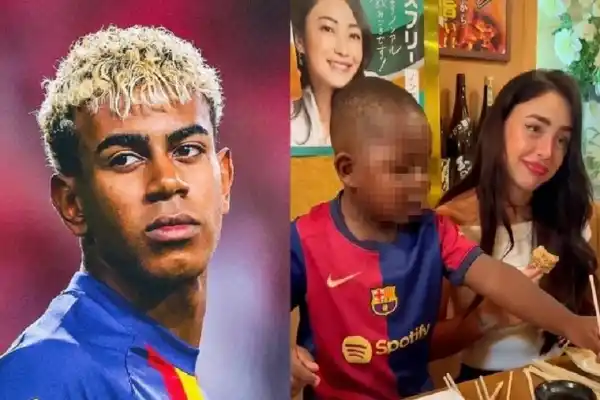 El detalle de Nicki Nicole con el hermano de Lamine Yamal que derrite a sus fans