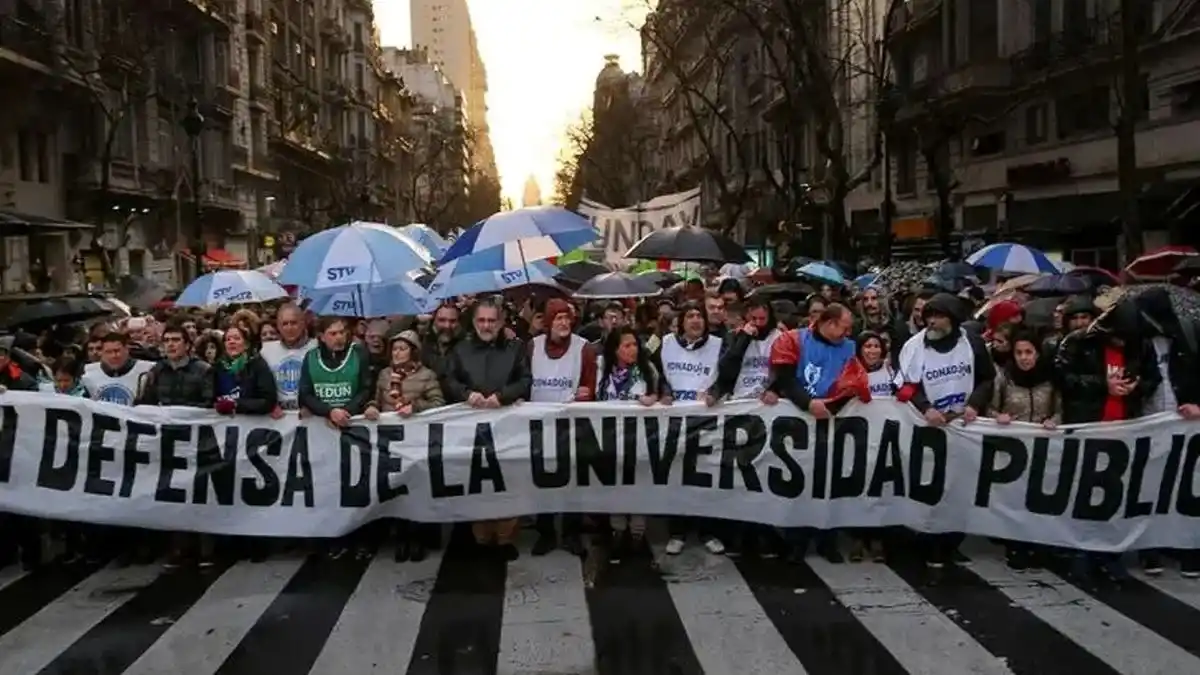 Marcha universitaria contra el veto de Javier Milei: el Gobierno no aplicará el protocolo antipiquete