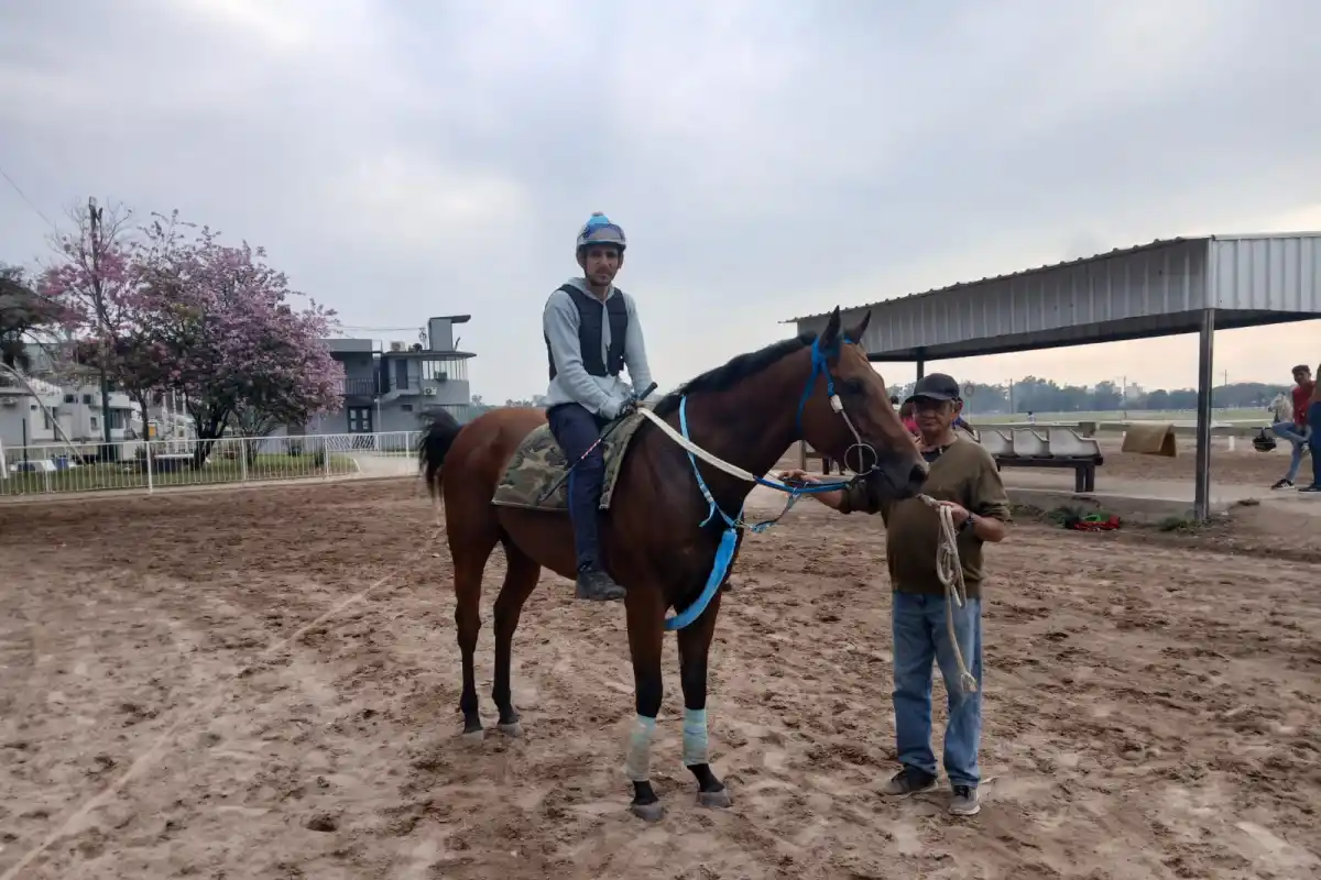 JINETE. Pablo Alarcón, que montará varios ejemplares durante la reunión, destacó el gran nivel del mitin.