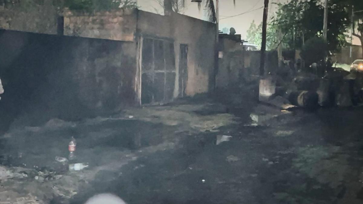 Incendio en un depósito de aceite: el propietario sufrió quemaduras en el 40% del cuerpo