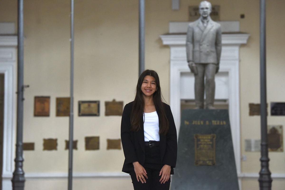 UNA GRAN ALUMNA.. Su forma de estudio es con cronogramas, según la materia y fecha de examen. / LA GACETA, ANALÍA JARAMILLO
