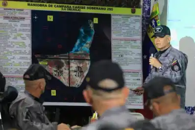 Venezuela hace maniobras militares en el Caribe