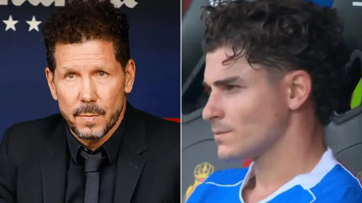Julián Álvarez se molestó con Simeone debido a que fue reemplazado frente a Mallorca.