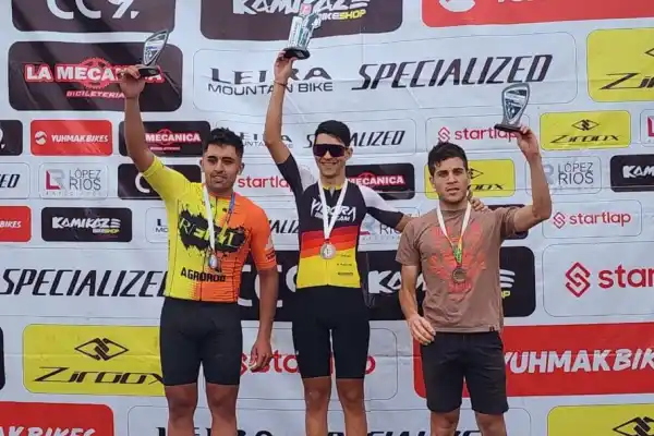 Nicolás Ortiz ganó en Río Colorado y se consagró campeón en el mountain bike