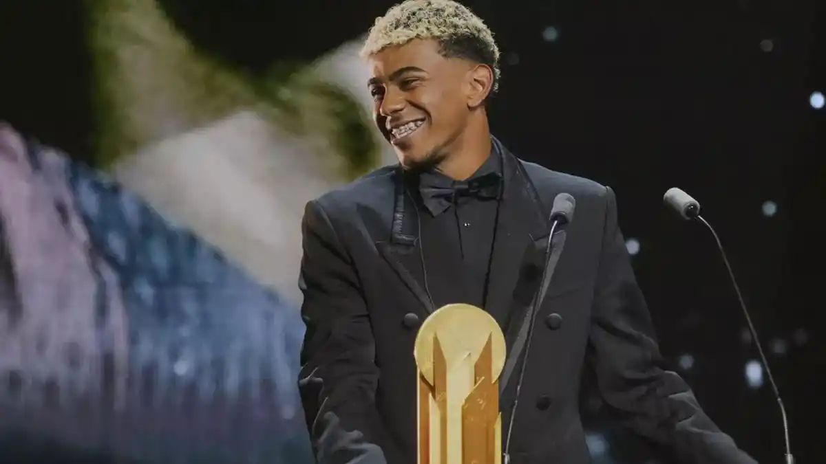 Lamine Yamal ganó el premio Kopa 2025.