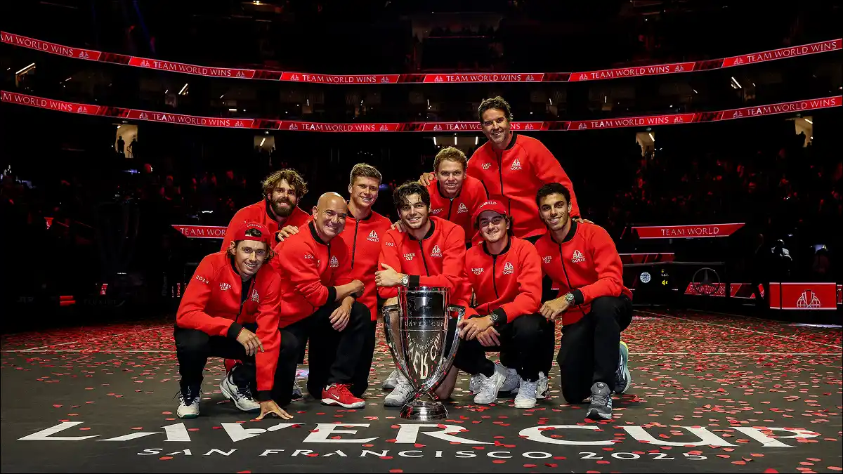 MUNDO VOLVIÓ A FESTEJAR. Con un marcador global de 15-9, el equipo rojo superó a Europa en la octava edición de la Laver Cup.