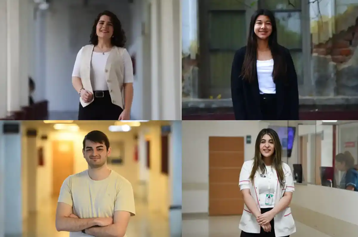 ALUMNOS DESTACADOS. Cuatro universitarios con promedios sobresalientes, Anael, Candela, Luciano y Ximena, revelan sus rutinas de estudio y estrategias para concentrarse. / LA GACETA