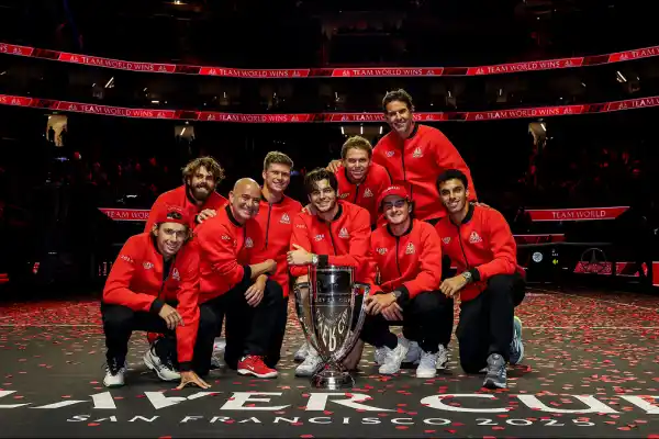El Equipo Mundo con Francisco Cerúndolo gritó campeón en la Laver Cup de San Francisco