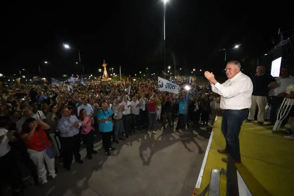 EN CAMPAÑA. Jaldo viene encabezando actos de cara al 26 de octubre; a partir de esta semana, se abocará específicamente a la agenda proselitista.