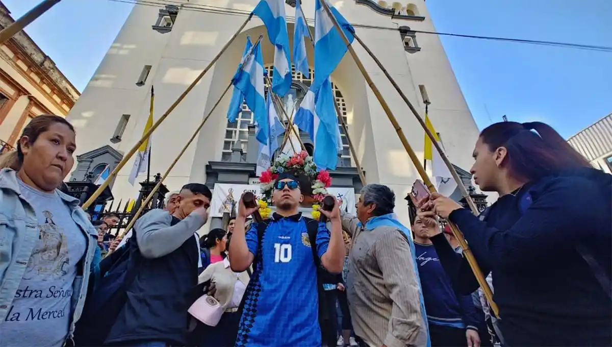 La salida de la Virgen de La Merced