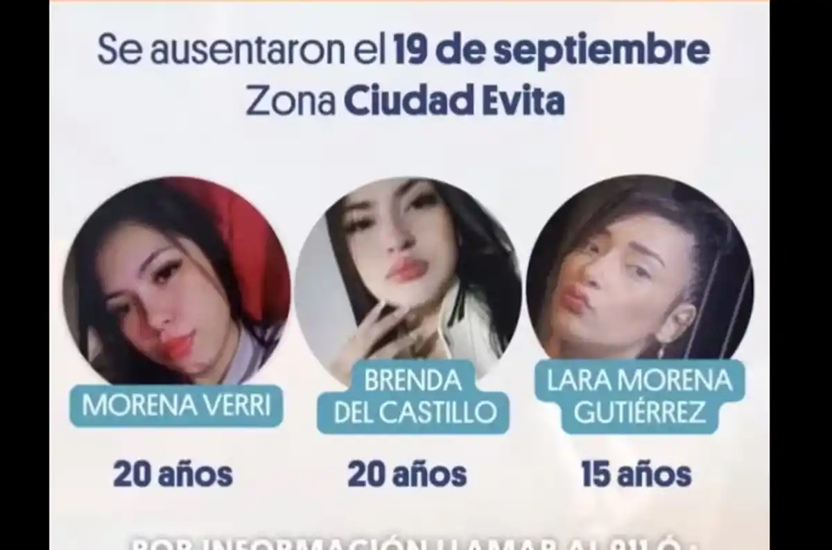 Quiénes eran Brenda, Morena y Lara, las tres chicas asesinadas en Florencio Varela