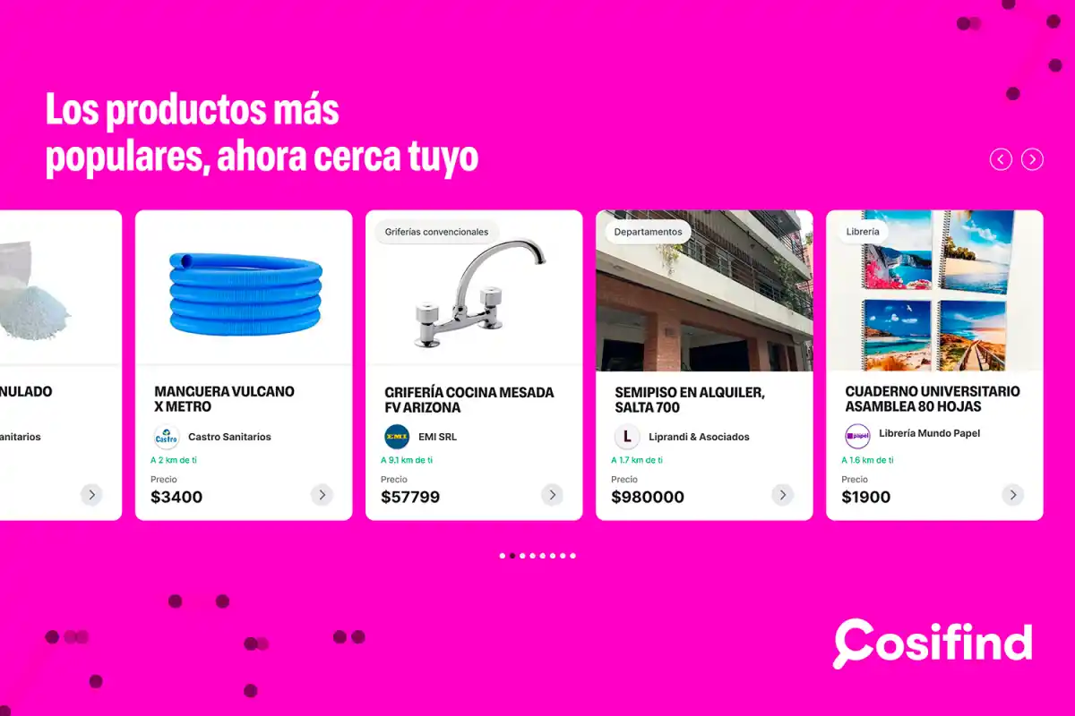 Cosifind: el buscador de productos en tu ciudad