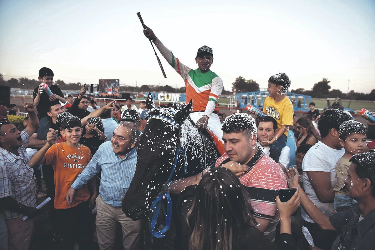 PURA FELICIDAD. Facundo Morán se cobró revancha del año pasado.  
