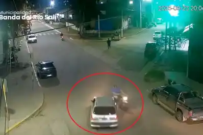 Banda del Río Salí: un choque derivó en una violenta agresión registrada por las cámaras