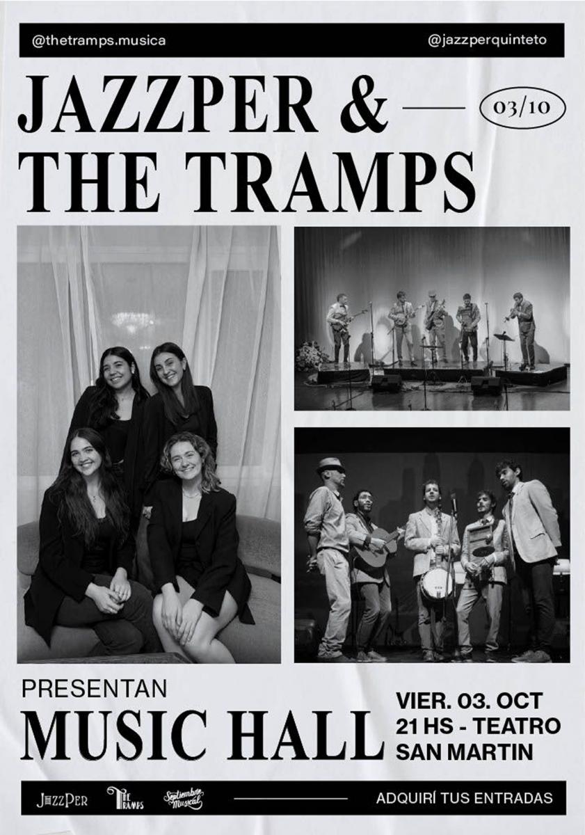 SEPTIEMBRE MUSICAL. El debut de The Tramps forma parte del festival más importante de Tucumán y promete una noche de jazz con sello local.