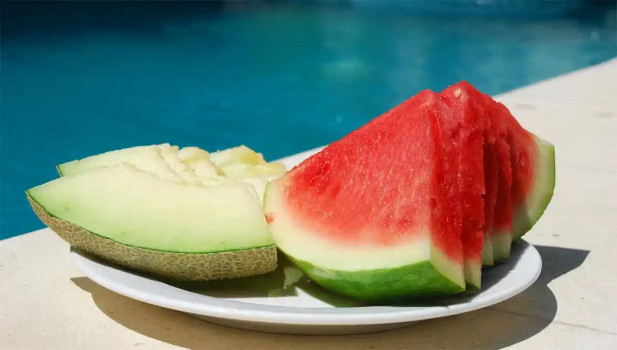AL MEDIODÍA. Especialistas sostienen que se deben evitar el melón, la sandía y el ananá como postre de la cena.