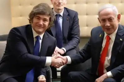 Javier Milei se reunió con Netanyahu en EEUU y hablaron de los rehenes argentinos en Gaza