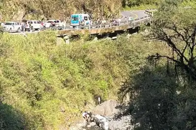 Trágico accidente a la altura de El Indio: una camioneta cayó al precipicio y un hombre perdió la vida