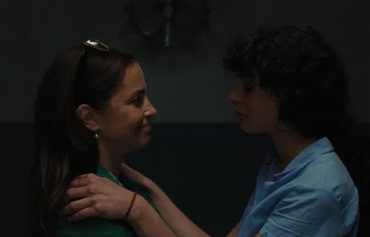 ACTRICES. Fonzi, que en la película interpreta a Deza y Camila Plaate, que lleva el rol de Belén. 