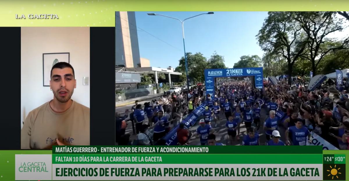 CONSEJOS. Guerrero explicó cómo deben prepararse los atletas y aficionados que deseen participar de los 21k de LA GACETA.