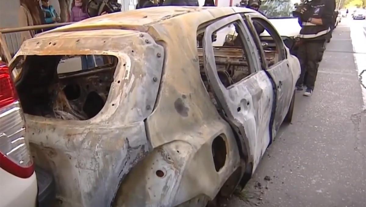 FLORENCIO VARELA. La camioneta fue encontrada a poco más de 700 metros del lugar en donde encontraron los restos. 