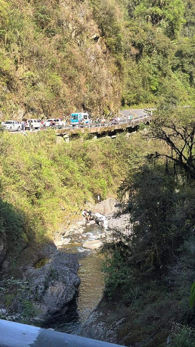 Trágico accidente a la altura de El Indio: una camioneta cayó al precipicio y un hombre perdió la vida