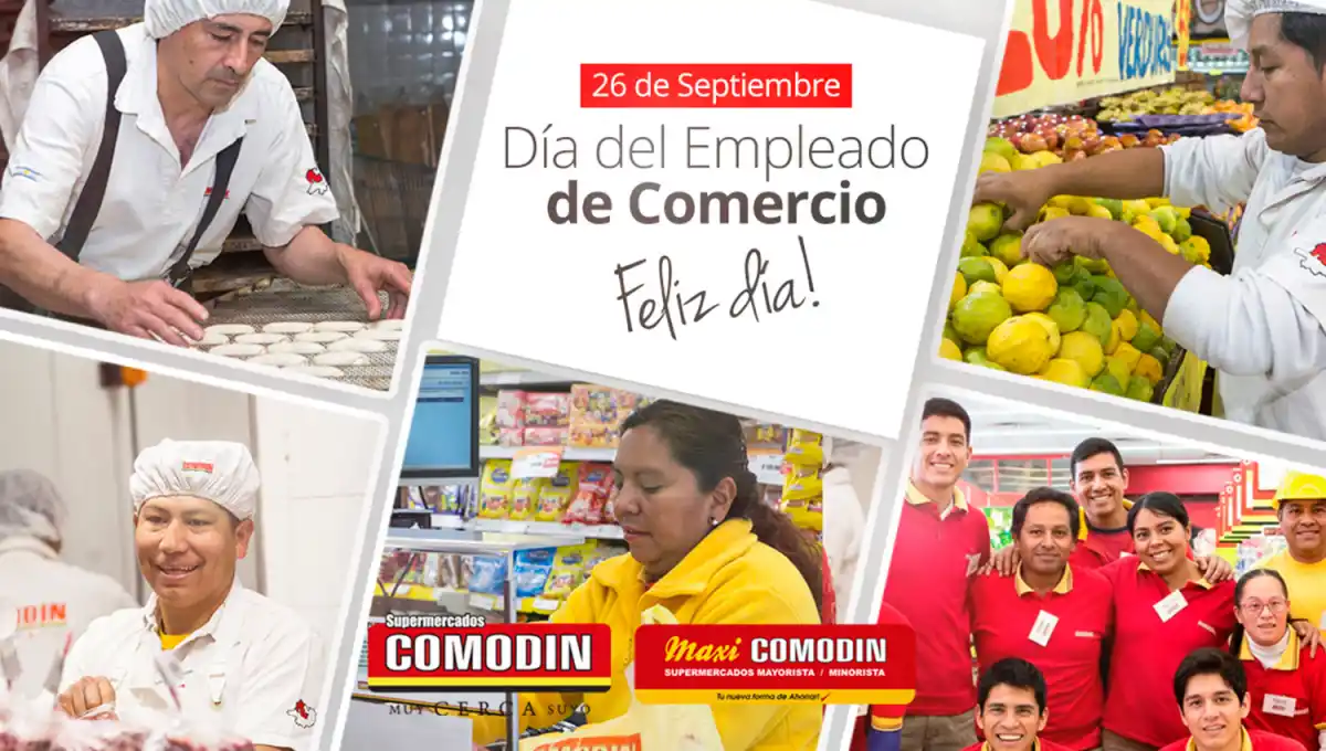 Supermercados Comodín saluda a todos los empleados de comercio en su día
