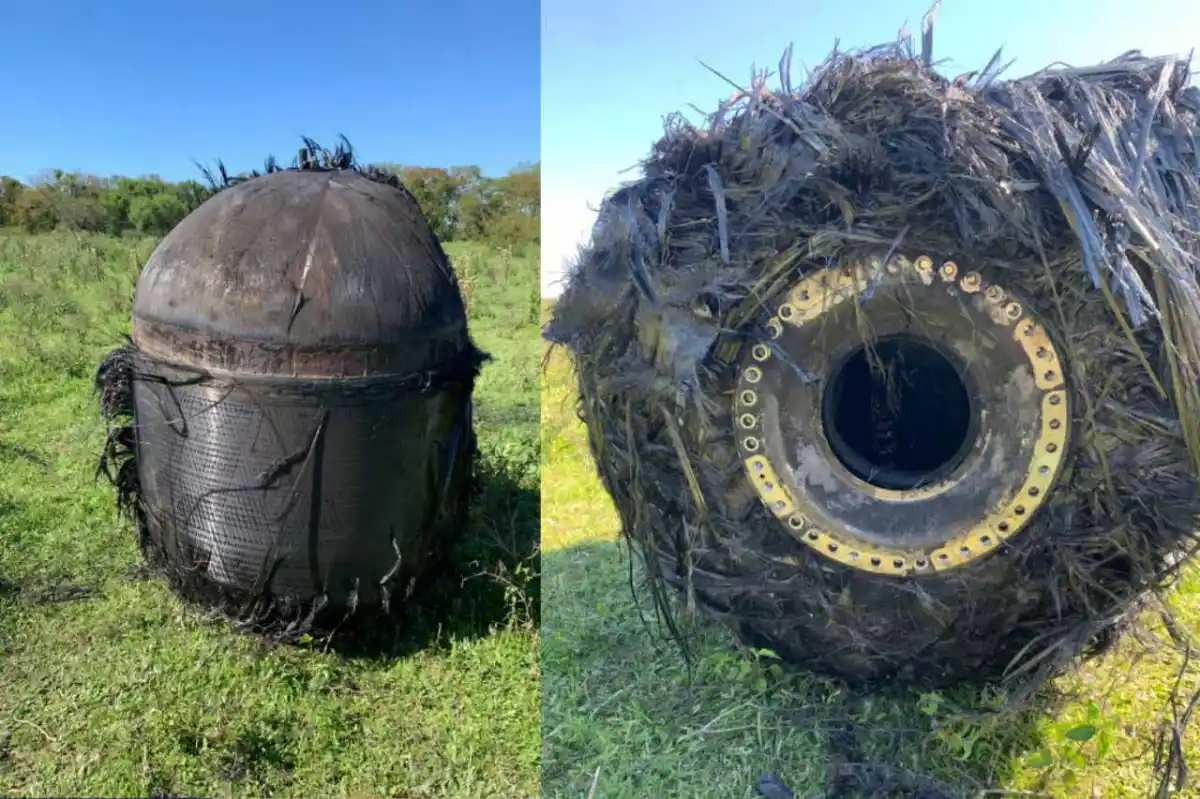 Misterioso hallazgo en un campo chaqueño: investigan un objeto que cayó del cielo