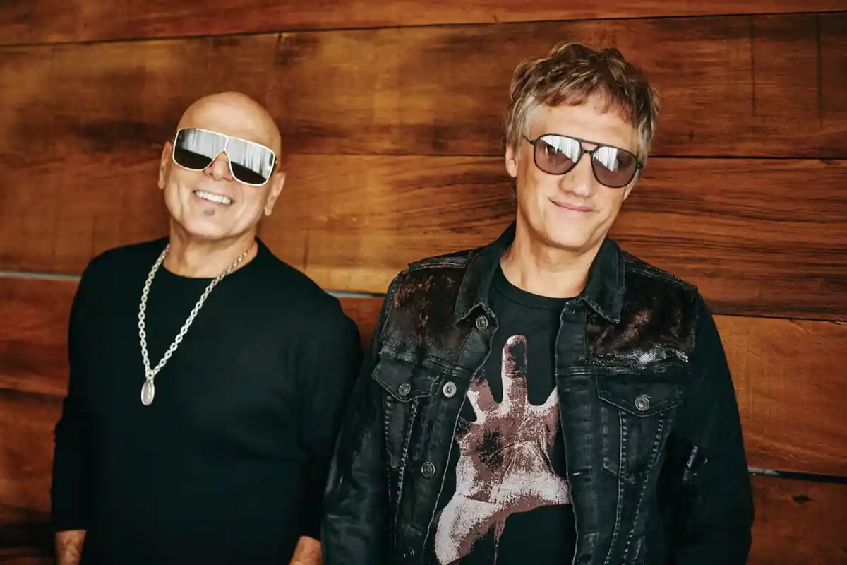 Zeta Bosio y Charly Alberti, ex integrantes de Soda Stereo junto a Gustavo Cerati