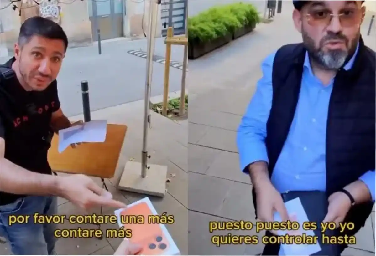 Intentaron engañar a un argentino con la estafa del sobre.