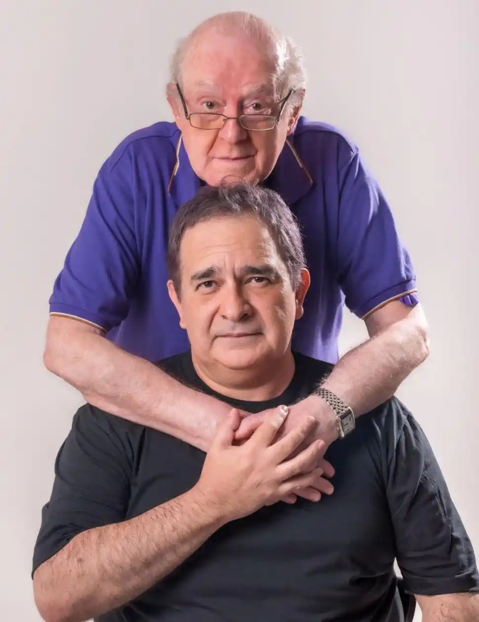 EN ESCENA. Actúan Miguel Jordán y Mariano Fernández.