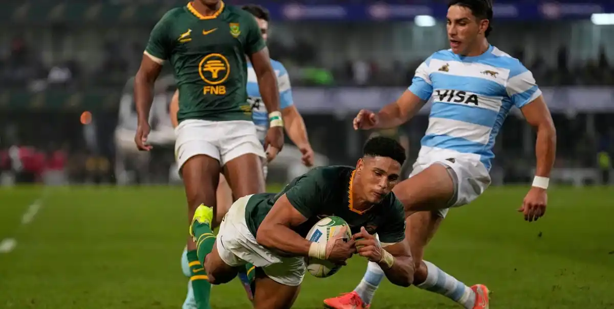 Luego de un gran primer tiempo, Los Pumas bajaron la guardia y pierden contra los Springboks por el Rugby Championship