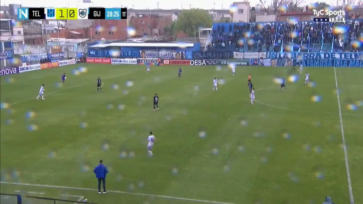 Enrico anotó un gol de arco a arco para San Telmo.